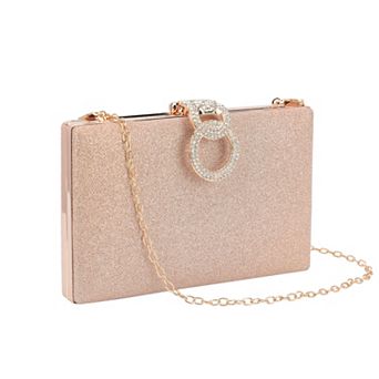 Clutch Purses for Women Rhinestone Party Prom Evening Handbag with Chain