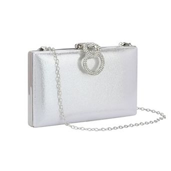 Clutch Purses for Women Rhinestone Party Prom Evening Handbag with Chain