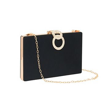 Clutch Purses for Women Rhinestone Party Prom Evening Handbag with Chain