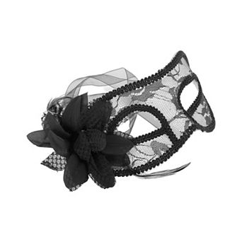 Floral Lace Half Face Party Mask 1 pc