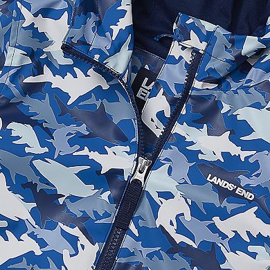 Kids 2-7 Lands' End Magic Print Hooded Rain Jacket