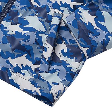 Kids 2-7 Lands' End Magic Print Hooded Rain Jacket
