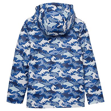 Kids 2-7 Lands' End Magic Print Hooded Rain Jacket