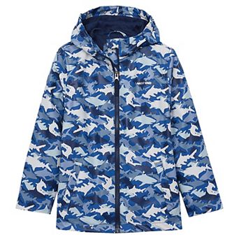 Kids 2-7 Lands' End Magic Print Hooded Rain Jacket