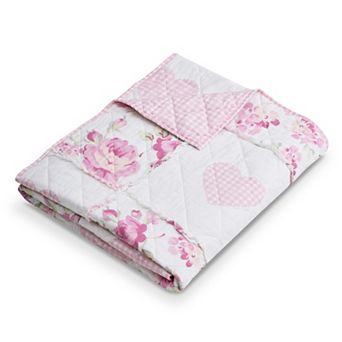 Greenland Home Fashions Veronicas Hearts Throw Blanket