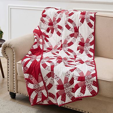 Greenland Home Fashions Wedding Ring Throw Quilt