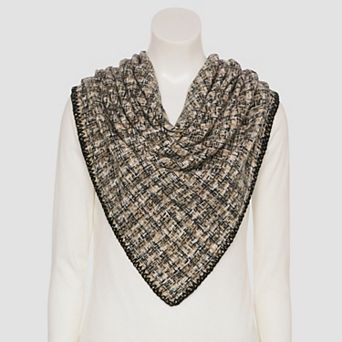 Women's Nine West Chenille Spacedye Triangle Scarf