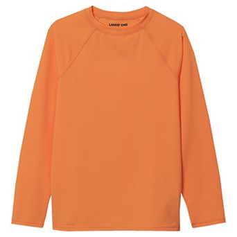 Boys 10-20 Lands' End Sunshade Chlorine Resistant Long Sleeve Rashguard in Husky