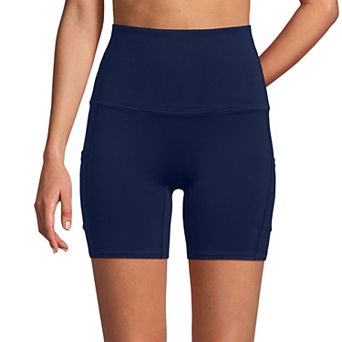Women's Lands' End QuickDry 7-inch Swim Bike Bottoms