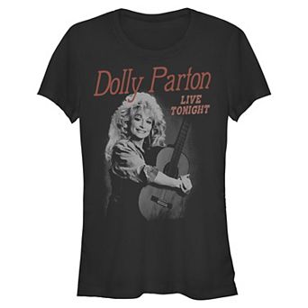Juniors' Dolly Parton Live Tonight Graphic Tee