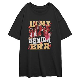 Juniors' Disney's High School Musical In My Senior Era Oversized Graphic Tee