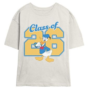 Juniors' Disney&rsquo;s Donald Duck Class Of 26 Short Sleeve Graphic Tee