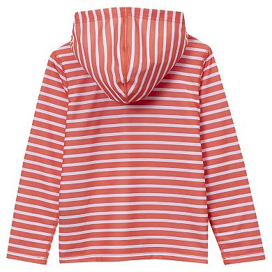 Boys 2-20 Lands' End Striped Henley Pullover Hoodie