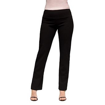 Petite Maternity 24Seven Comfort Apparel Essential High Waist Dress Pants
