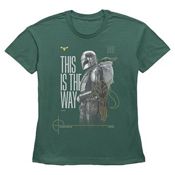 Women's The Mandalorian Graphic Short Sleeve Basic Fit Tee