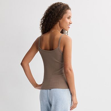 Juniors' SO® Ribbed Cami