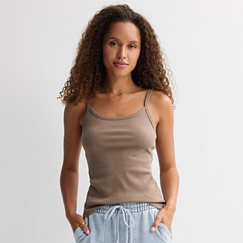 Juniors' SO® Ribbed Cami