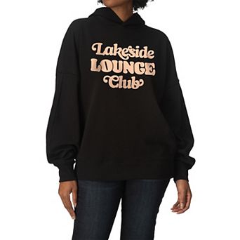 Women's Lakeside Lounge Club Oversized Fleece Hoodie Sweatshirt