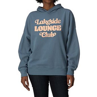 Women's Lakeside Lounge Club Oversized Fleece Hoodie Sweatshirt