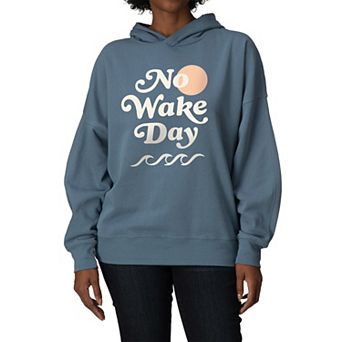 Women's No Wake Day Oversized Fleece Hoodie Sweatshirt