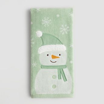 St. Nicholas Square® Winter Snowman Hand Towel