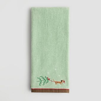 St. Nicholas Square® Holiday Dachshund Hand Towel