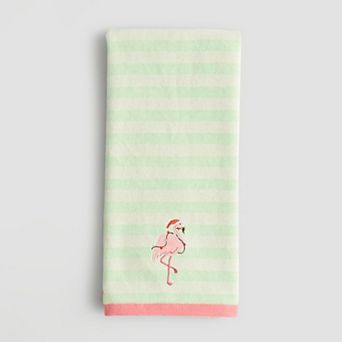 St. Nicholas Square® Holiday Flamingo Towel