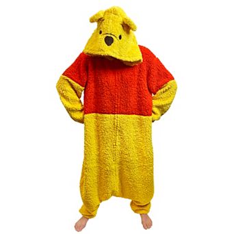Men's Disney’s Winnie The Pooh Hooded One-Piece