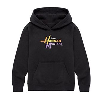 Girls 7-16 Disney's Hannah Montana Logo Fleece Hoodie Sweatshirt