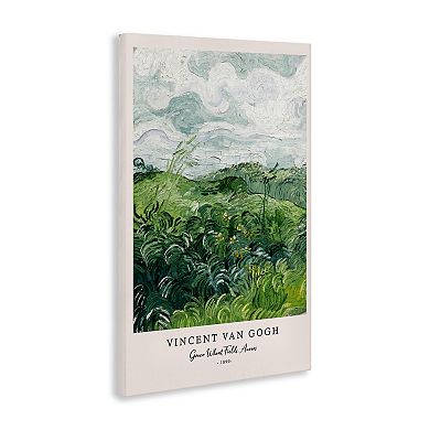 Stupell Home Decor Vincent van Gogh Green Wheat Fields Canvas Wall Art