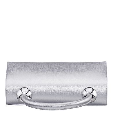 N by Nina Coby Handheld Metallic Finish Satchel Bag