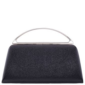 N by Nina Sleek Metal Handle Minaudiere Bag