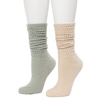 Women's FLX 2-Pack Fashion Slouch Socks