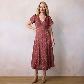 Women's LC Lauren Conrad Tulip Sleeve A-Line Dress