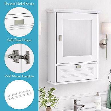 RiverRidge Home Geneva Mirrored Medicine Cabinet