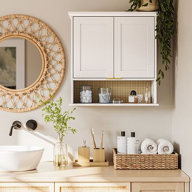 RiverRidge Home Shorewood Two-Door Bathroom Medicine Cabinet