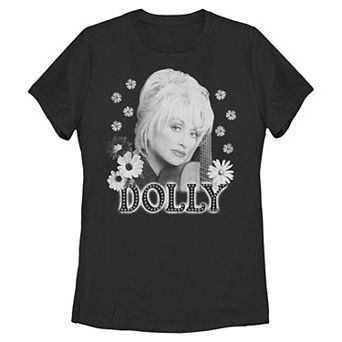 Women's Dolly Parton Floral Graphic Tee