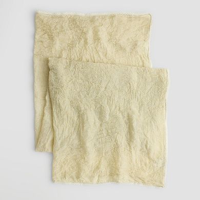 Busbee Style Lace Edge Large Oblong Solid Scarf