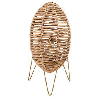 Safavieh Kiora Woven Table Lamp with Gold Base