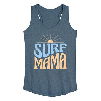 Women's Surf Mama Racerback Tank Top