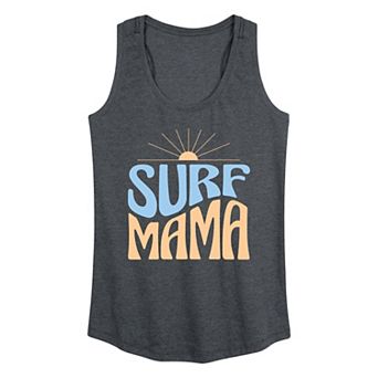 Women's Surf Mama Racerback Tank Top