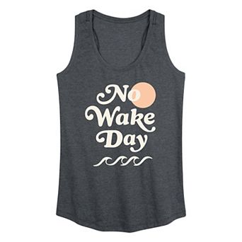 Women's No Wake Day Racerback Tank Top