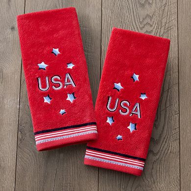 SKL Home USA Hand Towel 2-Pack Set