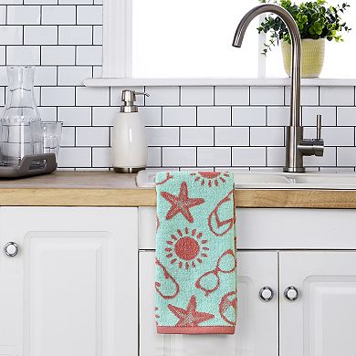 SKL Home Flip Flop Pop Hand Towel 2-Pack Set