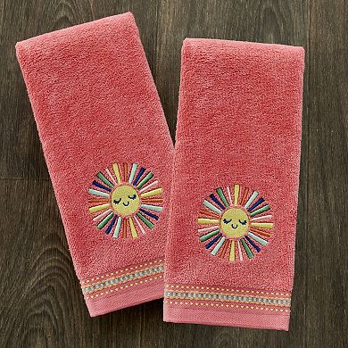 SKL Home Colorful Sun Hand Towel 2-Pack Set