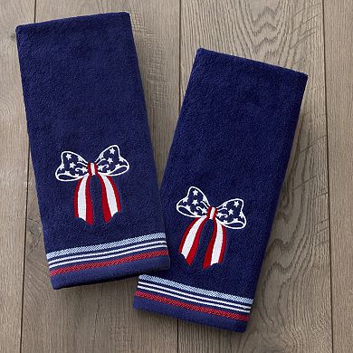 SKL Home Americana Bows Hand Towel 2-Pack Set