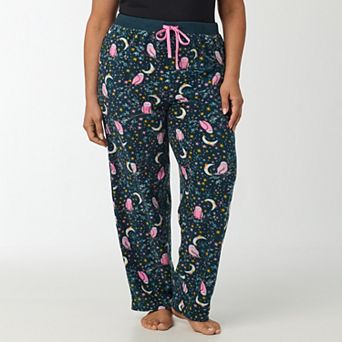 Plus Size Cuddl Duds® Holiday Fleece Pajama Pants