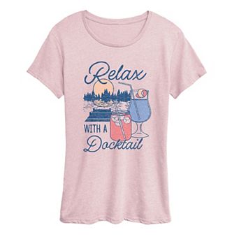 Women's Relax With A Docktails Graphic Tee