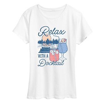 Women's Relax With A Docktails Graphic Tee