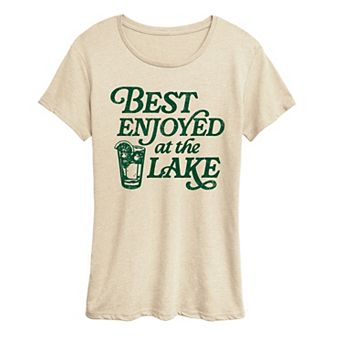 Women's Best Enjoyed At The Lake Graphic Tee